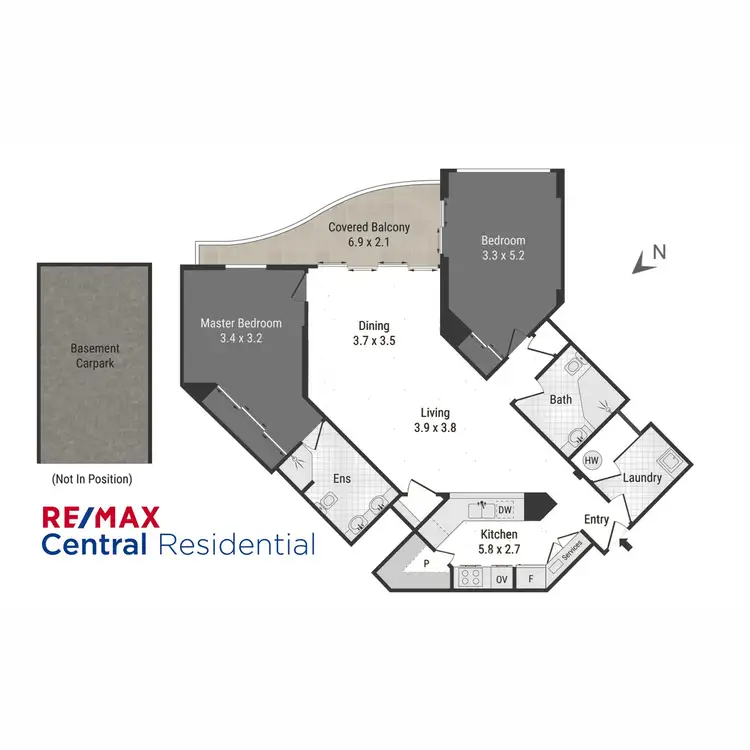Floorplan of Homely apartment listing, Level 6/501 Queen Street, Brisbane City QLD 4000