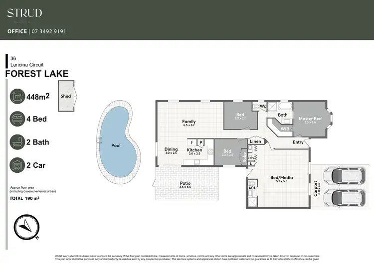 Floorplan of Homely house listing, 36 Laricina Circuit, Forest Lake QLD 4078