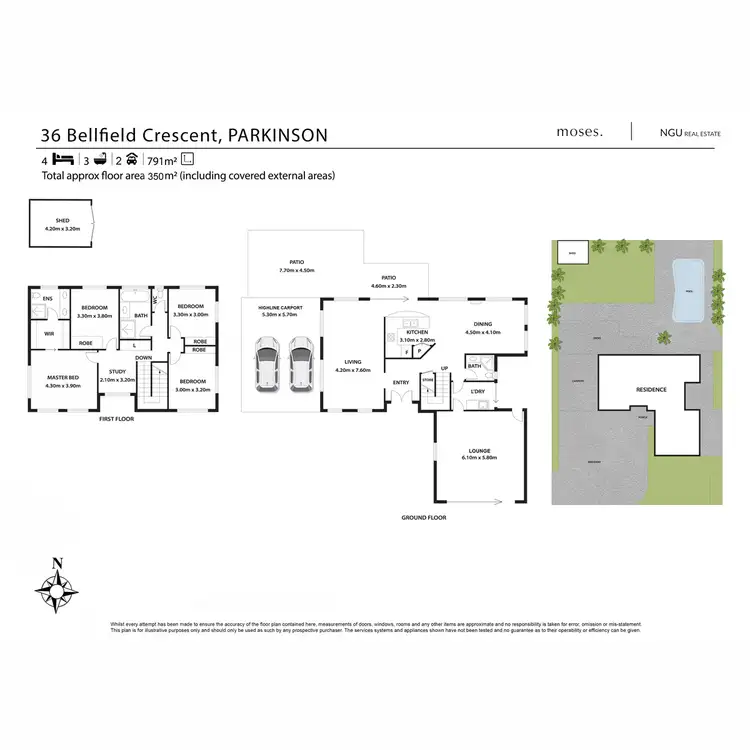 Floorplan of Homely house listing, 36 Bellfield Crescent, Parkinson QLD 4115