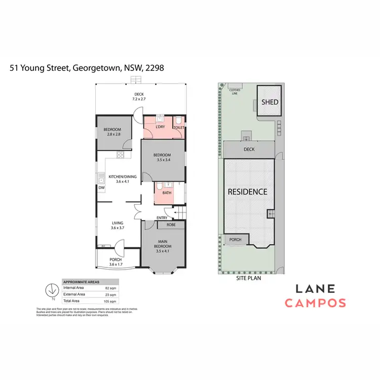 Floorplan of Homely house listing, 51 Young Street, Georgetown NSW 2298
