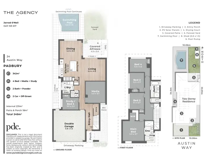 Floorplan of Homely house listing, 24 Austin Way, Padbury WA 6025
