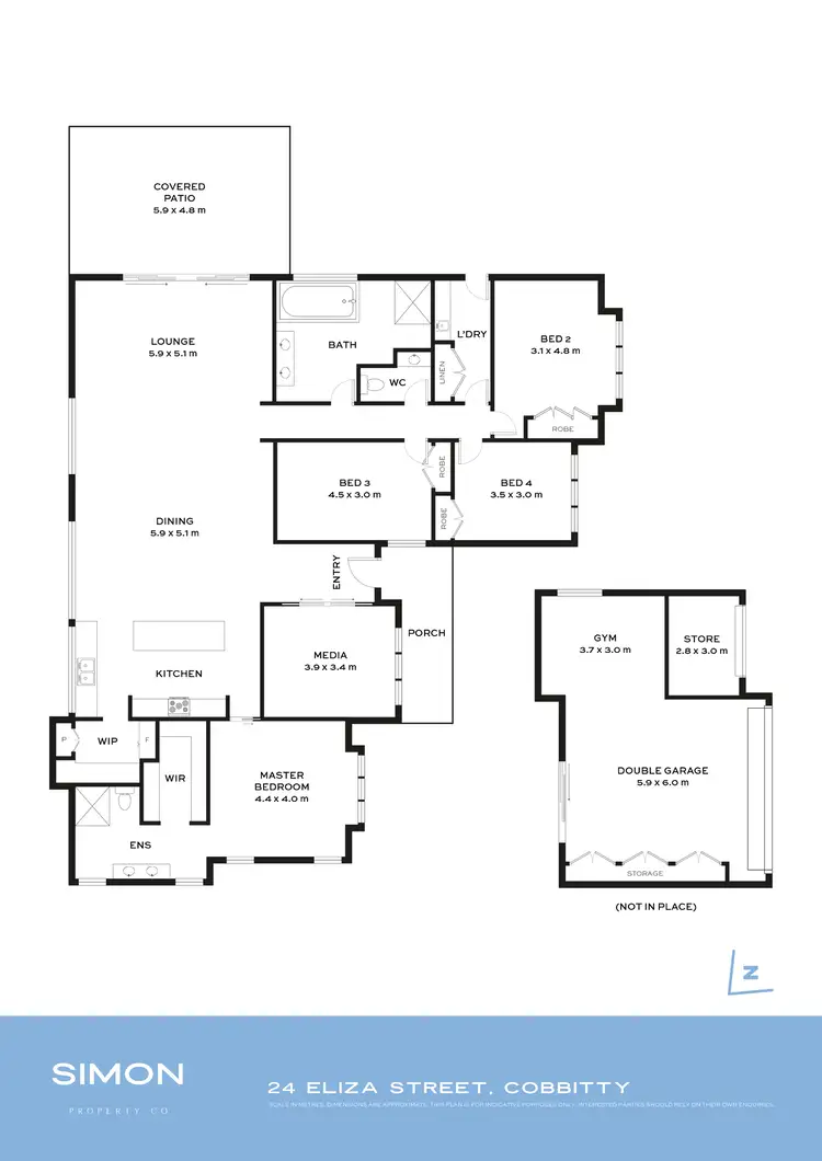 Floorplan of Homely house listing, 24 Eliza Street, Cobbitty NSW 2570