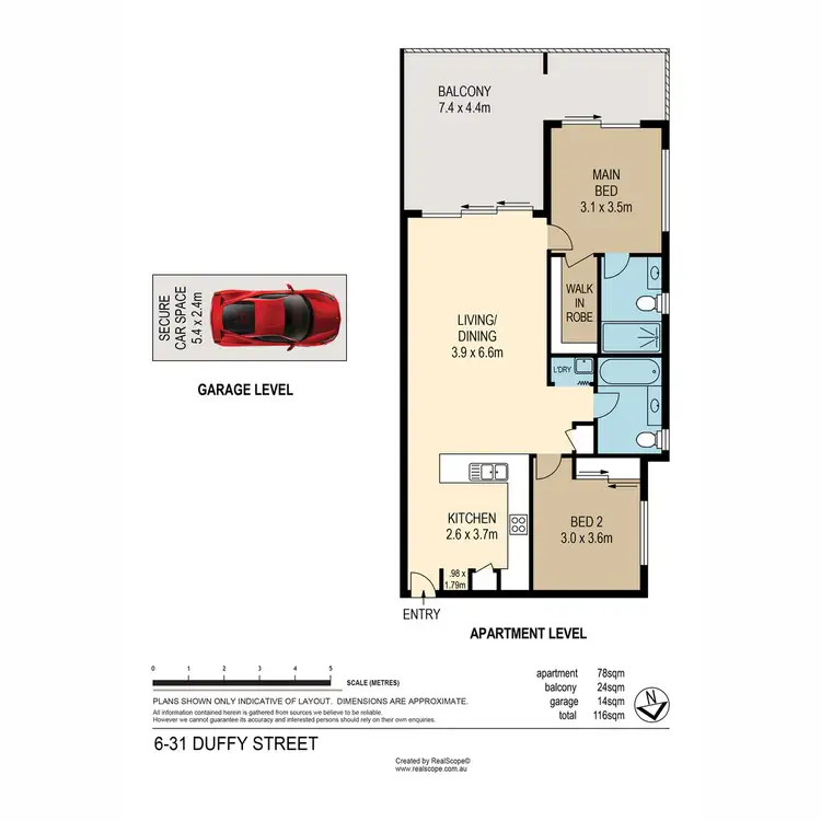 Floorplan of Homely apartment listing, 6/31 Duffy Street, Zillmere QLD 4034