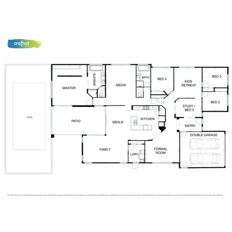 Floorplan of Homely rural property listing, 37 Paperbark Court, New Beith QLD 4124