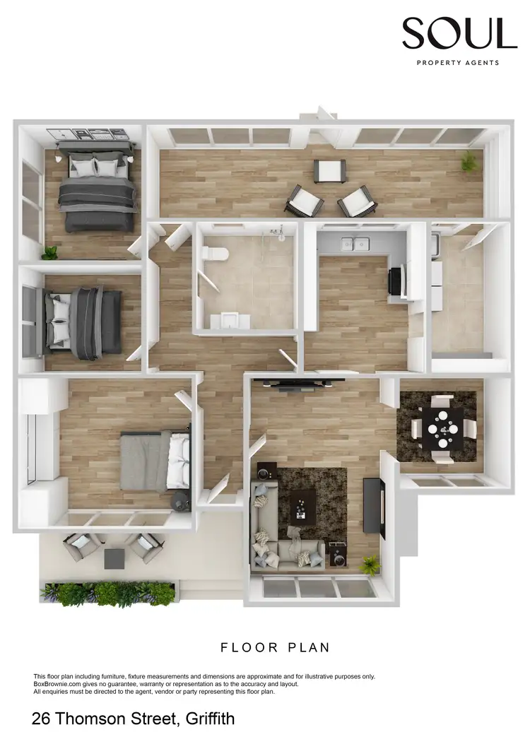 Floorplan of Homely house listing, 26 Thomson Street, Griffith NSW 2680