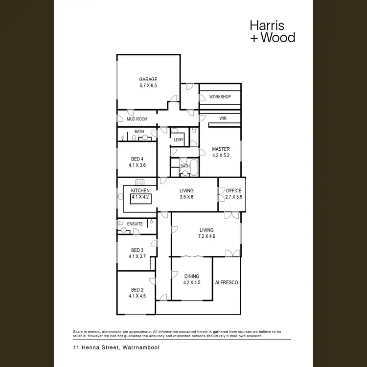Floorplan of Homely house listing, 11 Henna Street, Warrnambool VIC 3280