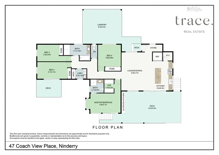 Floorplan of Homely house listing, 47 Coach View Place, Ninderry QLD 4561