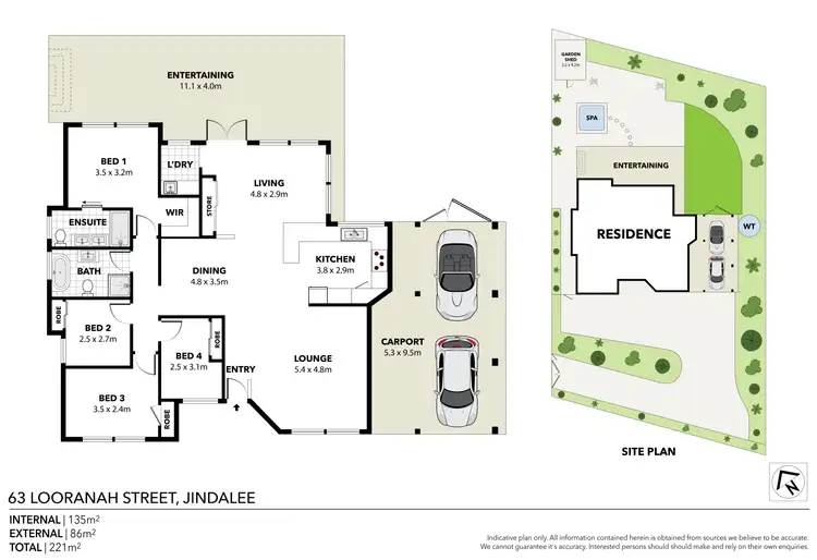Floorplan of Homely house listing, 63 Looranah Street, Jindalee QLD 4074
