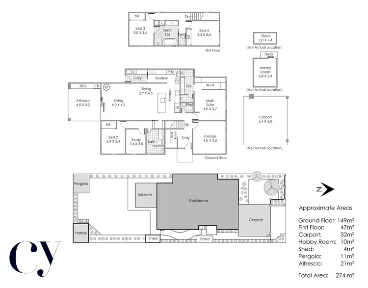 Floorplan of Homely house listing, 32A Johnston Street, Peppermint Grove WA 6011