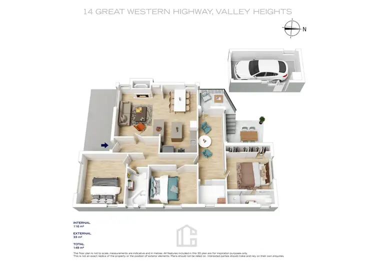 Floorplan of Homely house listing, 14 Great Western Highway, Valley Heights NSW 2777