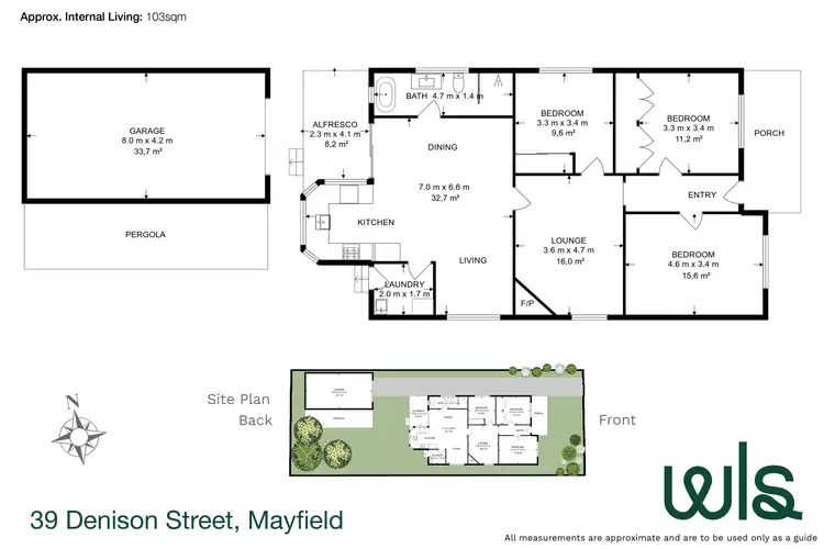 Floorplan of Homely house listing, 39 Denison Street, Mayfield NSW 2304