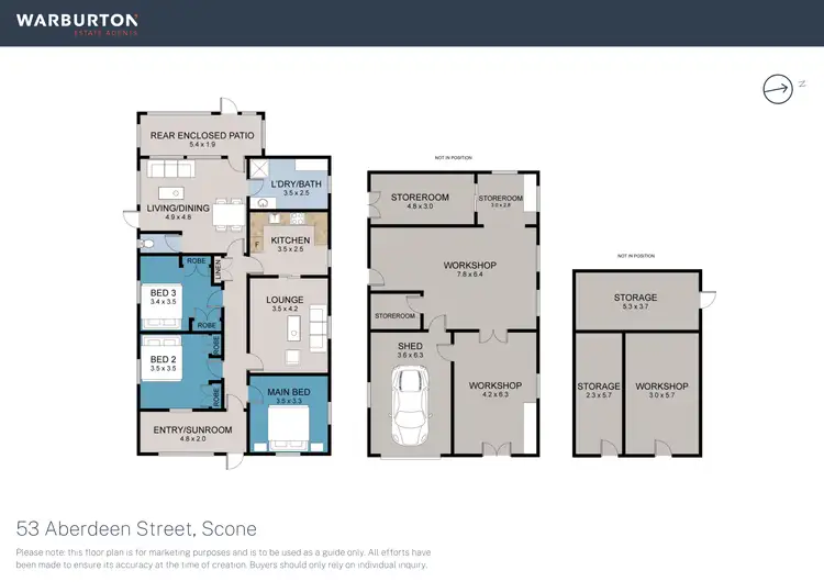 Floorplan of Homely house listing, 53 Aberdeen Street, Scone NSW 2337