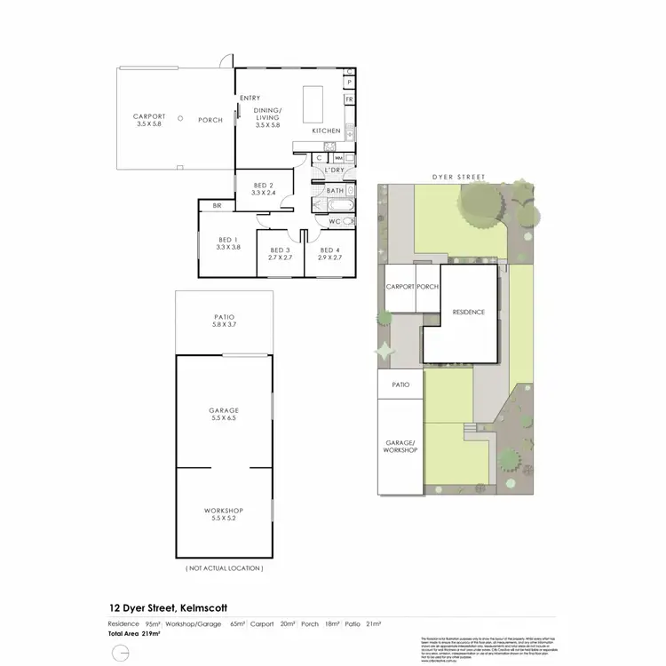 Floorplan of Homely house listing, 12 Dyer Street, Kelmscott WA 6111