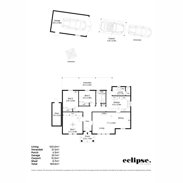 Floorplan of Homely house listing, 5 Ambrose Avenue, Campbelltown SA 5074