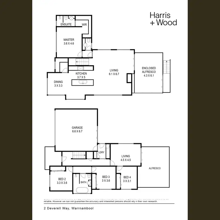Floorplan of Homely house listing, 2 Deverell Way, Warrnambool VIC 3280