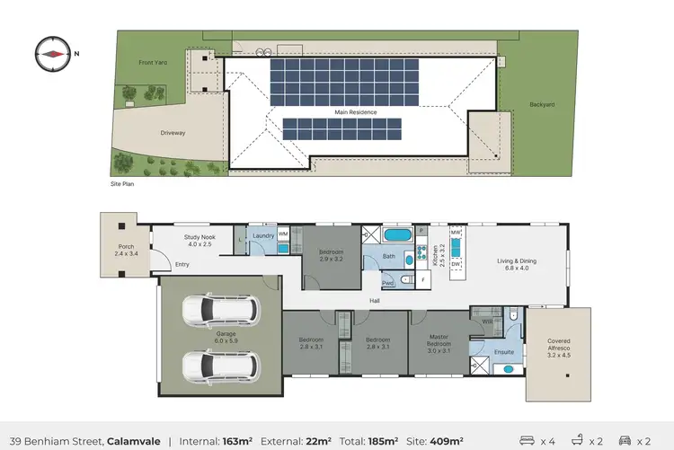 Floorplan of Homely house listing, 39 Benhiam Street, Calamvale QLD 4116