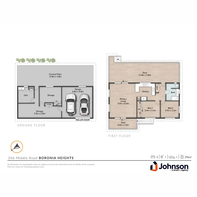 Floorplan of Homely house listing, 266 Middle Road, Boronia Heights QLD 4124