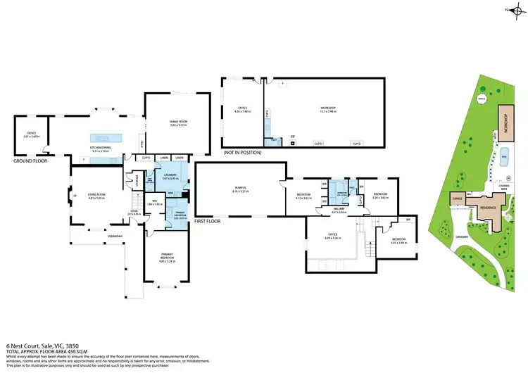 Floorplan of Homely house listing, 6 Nest Court, Sale VIC 3850