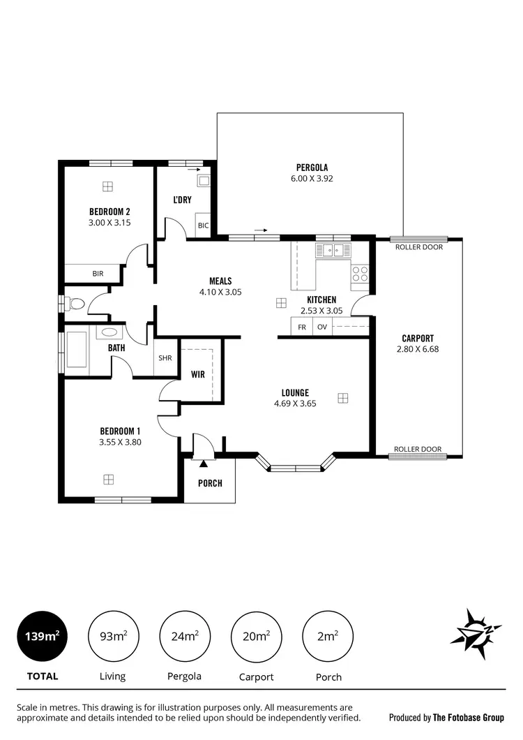Floorplan of Homely unit listing, 1/35 Military Road, Semaphore South SA 5019