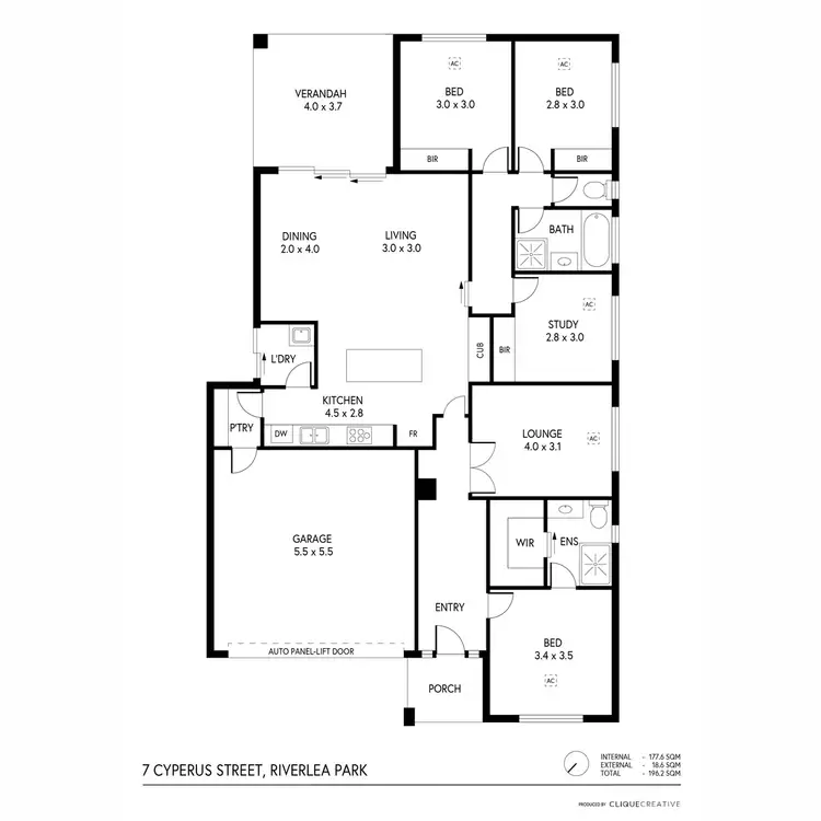 Floorplan of Homely house listing, 7 Cyperus Street, Riverlea Park SA 5120