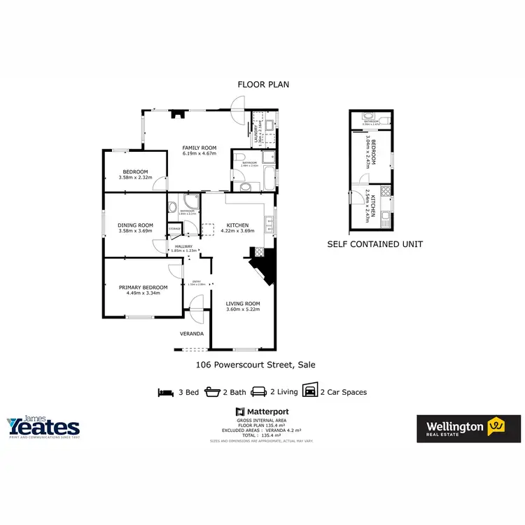 Floorplan of Homely house listing, 106 Powerscourt Street, Maffra VIC 3860
