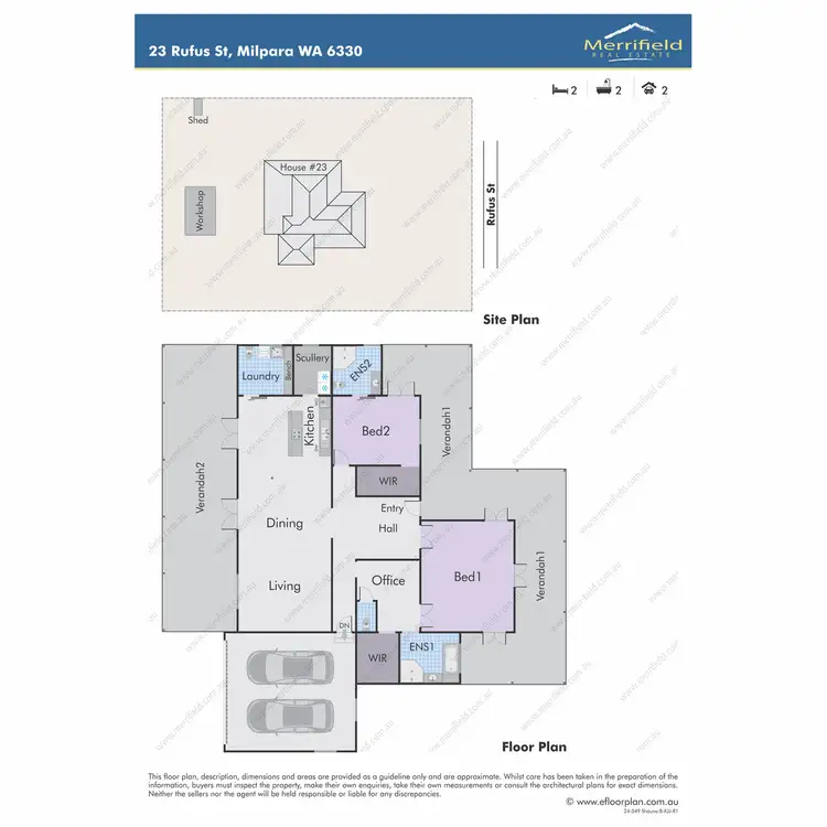Floorplan of Homely house listing, 23 Rufus Street, Milpara WA 6330