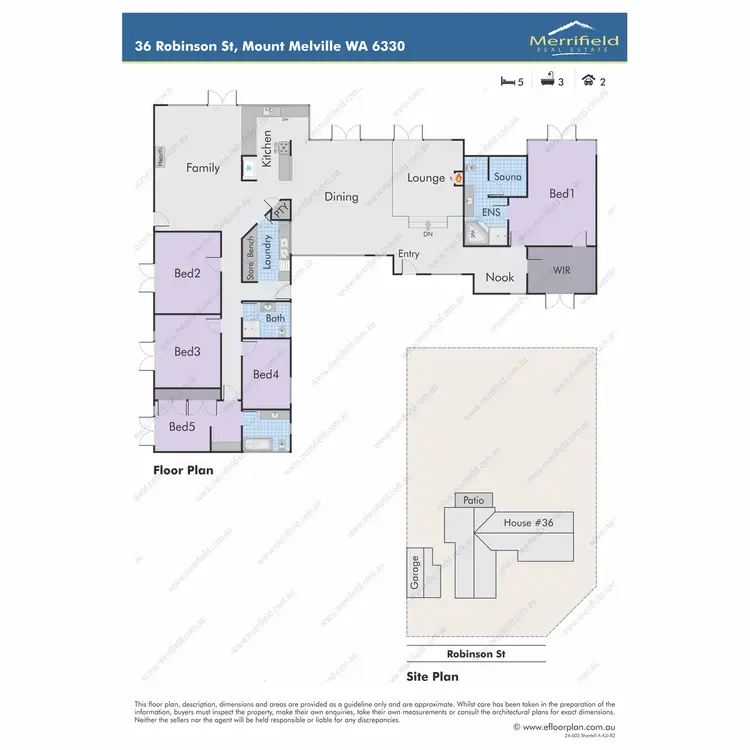 Floorplan of Homely house listing, 36 Robinson Street, Mount Melville WA 6330