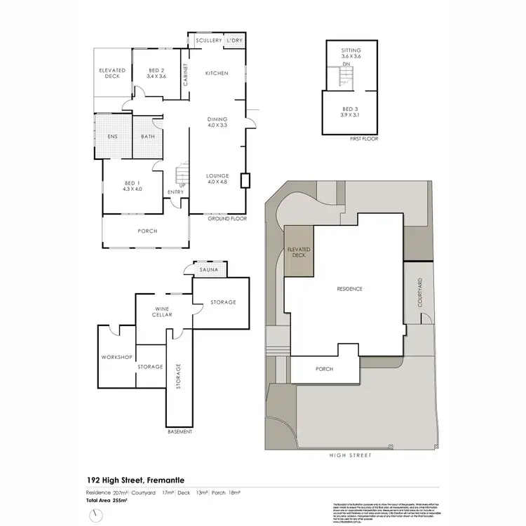 Floorplan of Homely house listing, 192 High Street, Fremantle WA 6160