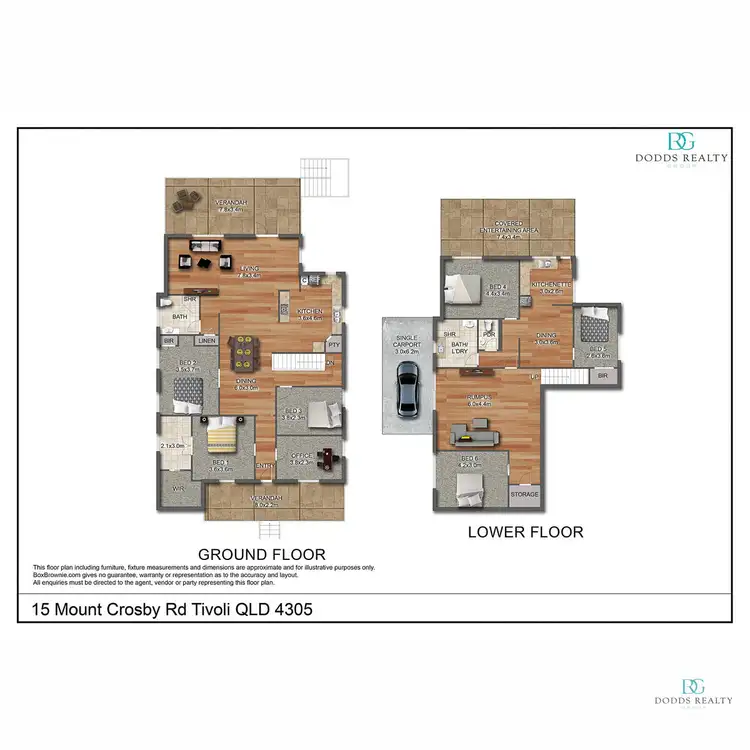 Floorplan of Homely house listing, 15 Mount Crosby Road, Tivoli QLD 4305