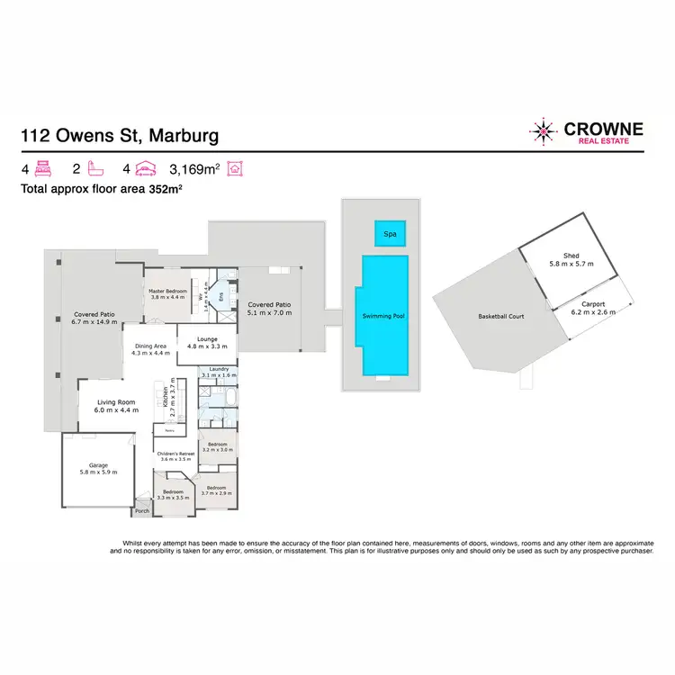 Floorplan of Homely house listing, 112 Owens Street, Marburg QLD 4346
