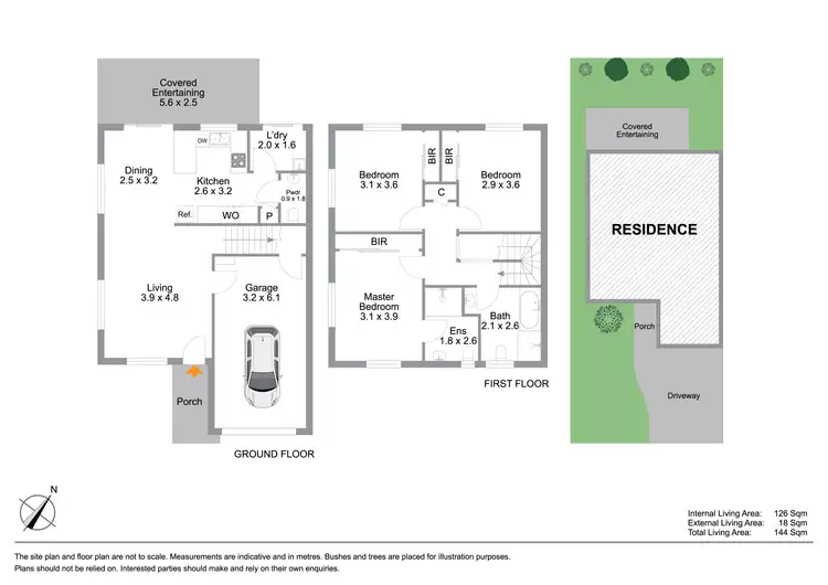 Floorplan of Homely townhouse listing, 10/6 White Ibis Drive, Griffin QLD 4503