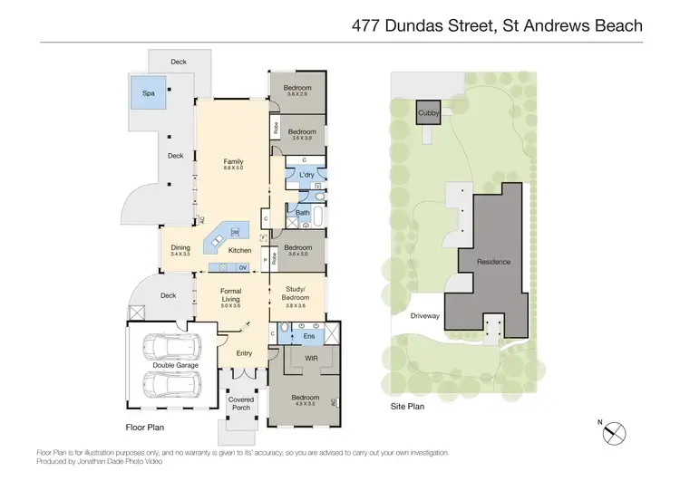 Floorplan of Homely house listing, 477 Dundas Street, St Andrews Beach VIC 3941
