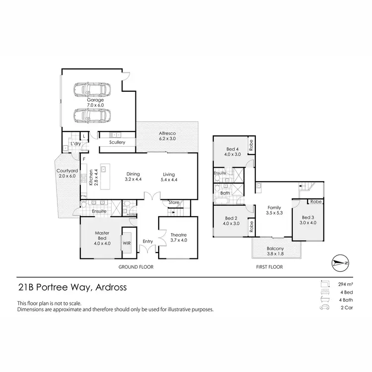Floorplan of Homely house listing, 21B Portree Way, Ardross WA 6153