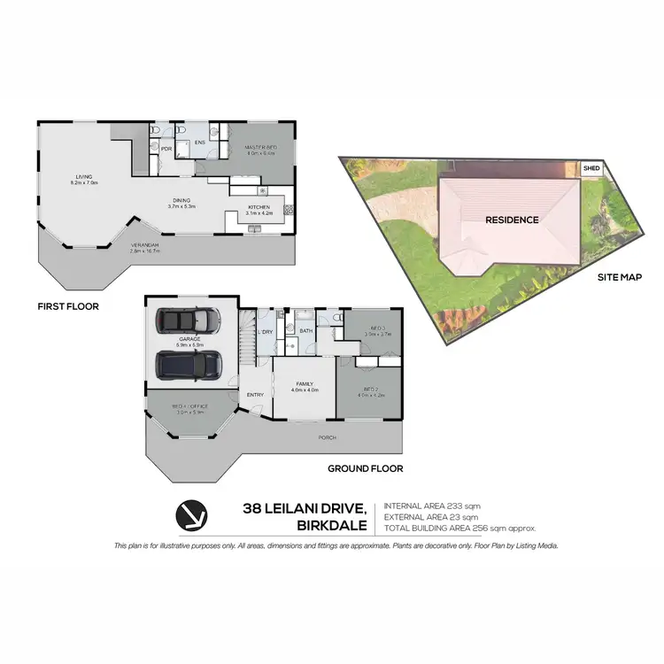 Floorplan of Homely house listing, 38 Leilani Drive, Birkdale QLD 4159