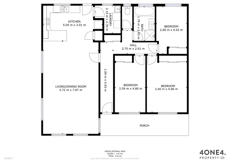 Floorplan of Homely house listing, 41 Burrows Avenue, Brighton TAS 7030