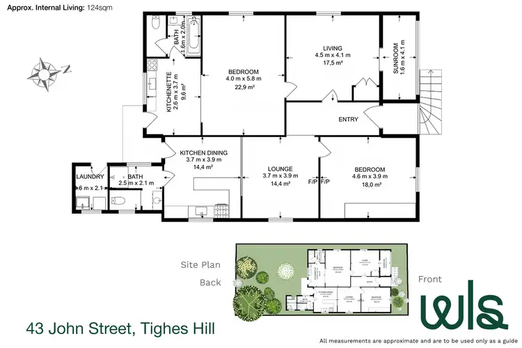 Floorplan of Homely house listing, 43 John Street, Tighes Hill NSW 2297