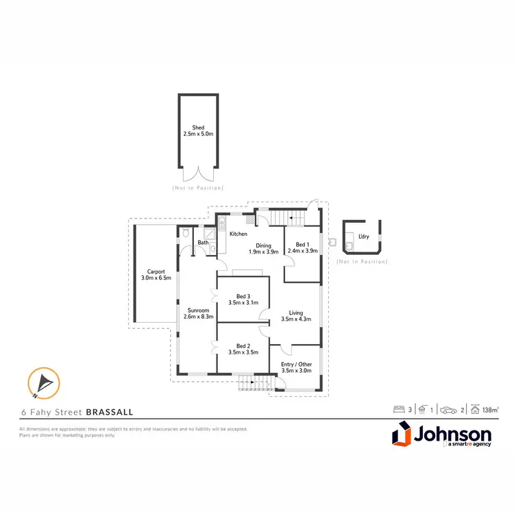 Floorplan of Homely house listing, 6 Fahy Street, Brassall QLD 4305