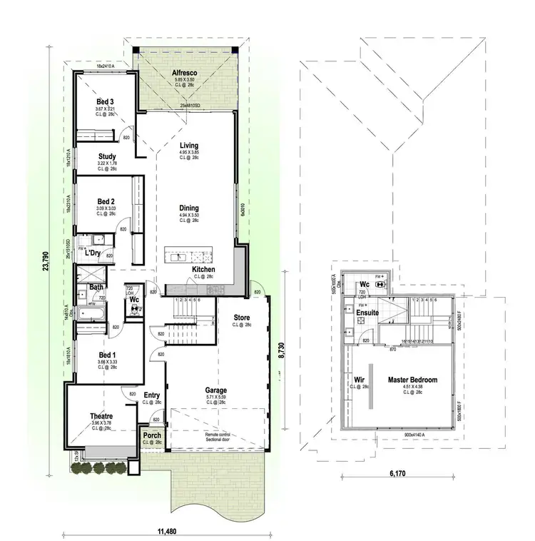 Floorplan of Homely house listing, 16 Halite Way, Treeby WA 6164