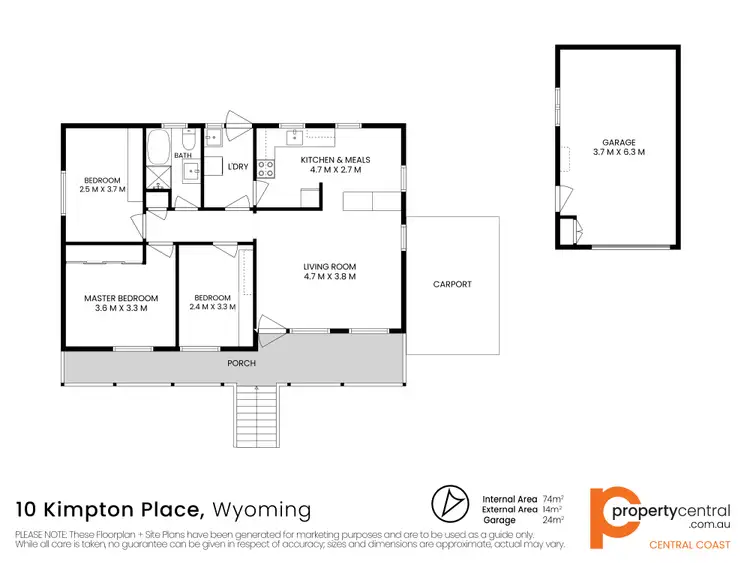 Floorplan of Homely house listing, 10 Kimpton Place, Wyoming NSW 2250