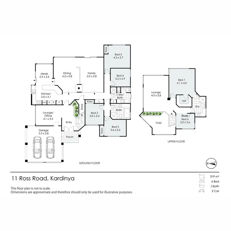 Floorplan of Homely house listing, 11 Ross Road, Kardinya WA 6163