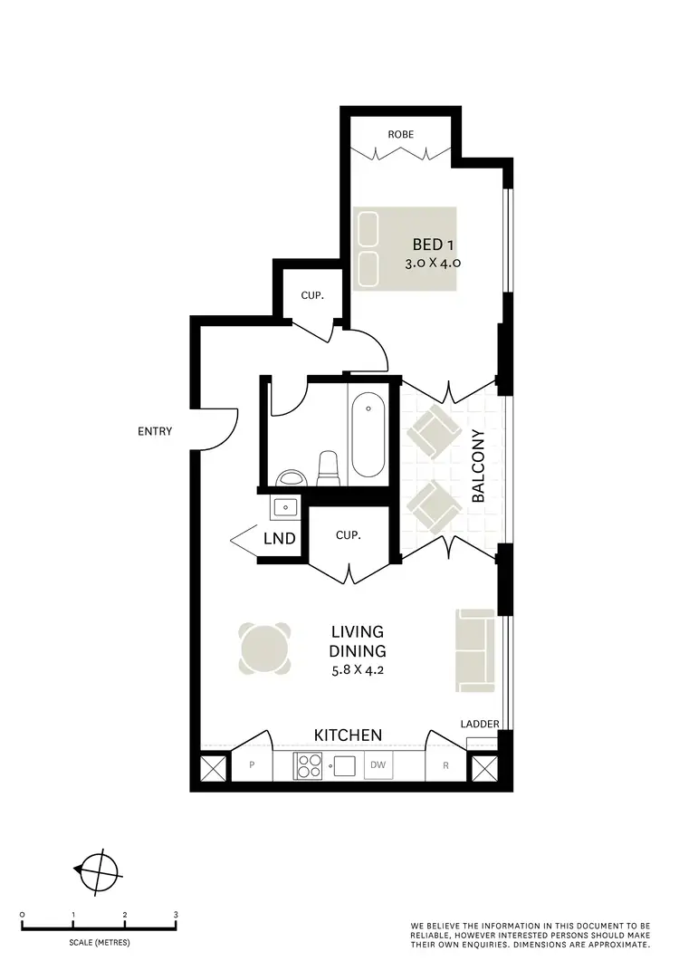 Floorplan of Homely apartment listing, 314/1 Layton Street, Camperdown NSW 2050