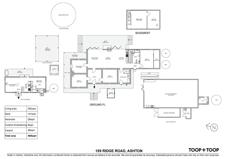 Floorplan of Homely rural property listing, 159 Ridge Road, Ashton SA 5137