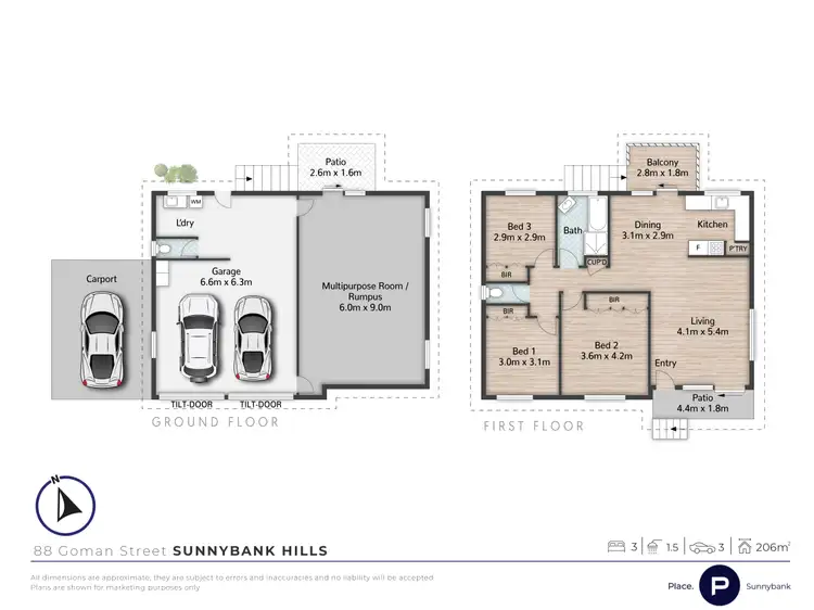 Floorplan of Homely house listing, 88 Goman Street, Sunnybank Hills QLD 4109