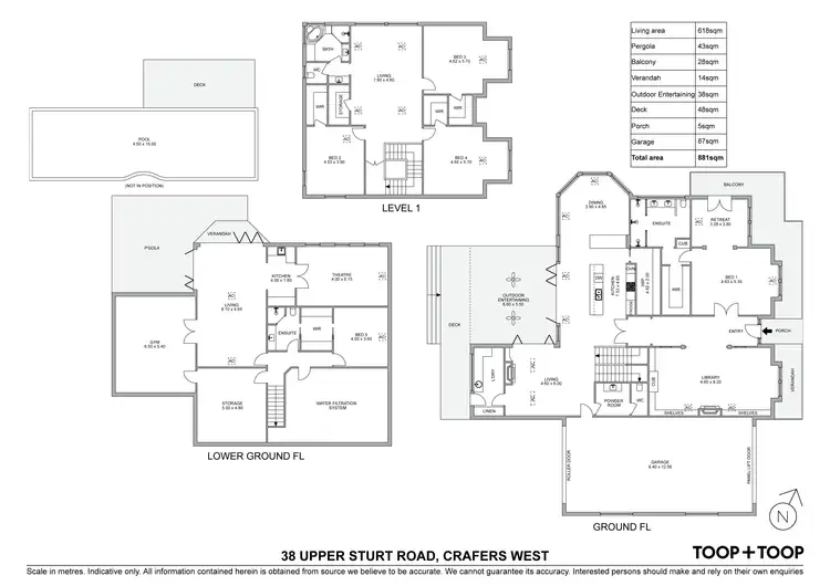 Floorplan of Homely house listing, 38 Upper Sturt Road, Crafers West SA 5152
