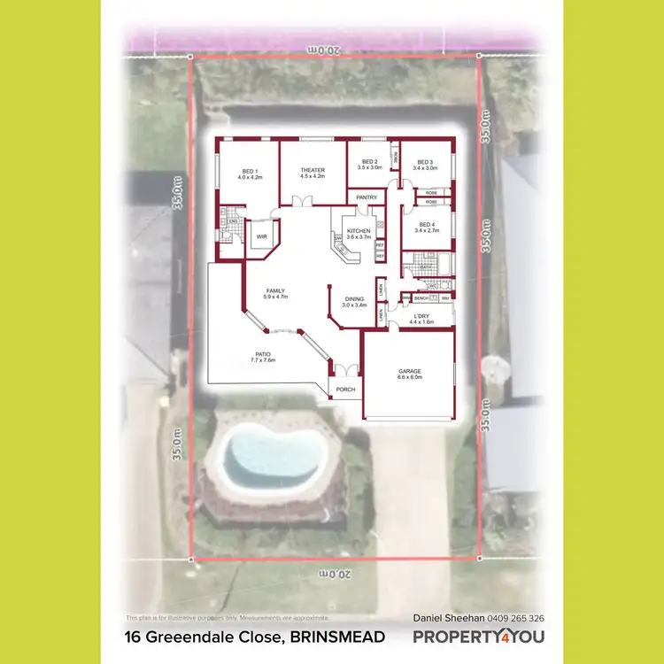 Floorplan of Homely house listing, 16 Greendale Close, Brinsmead QLD 4870