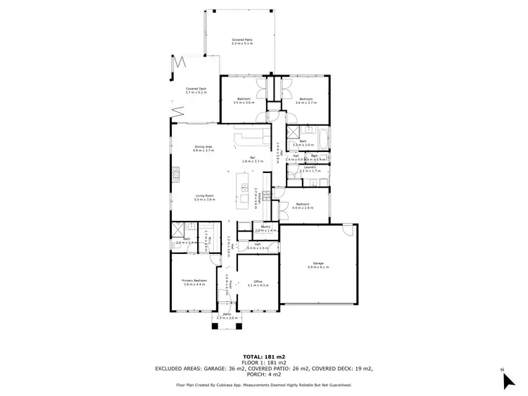 Floorplan of Homely house listing, 26 Glebe Drive, Sale VIC 3850
