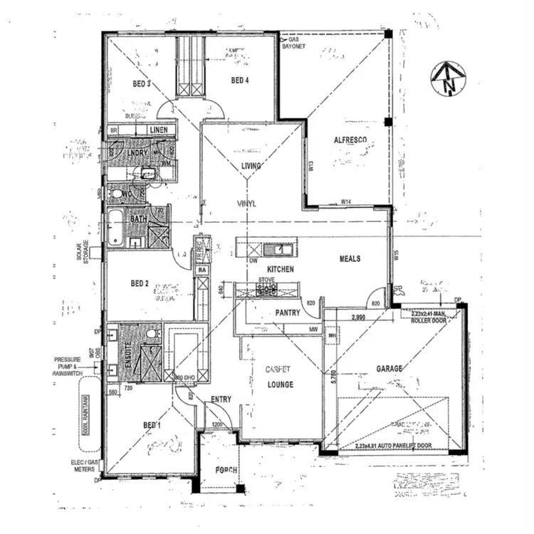 Floorplan of Homely house listing, 8 Wisteria Parade, Wangaratta VIC 3677