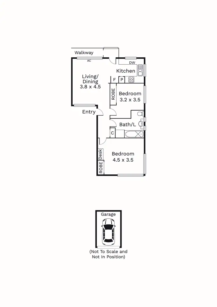 Floorplan of Homely unit listing, 4/17 Nimmo Street, Essendon VIC 3040