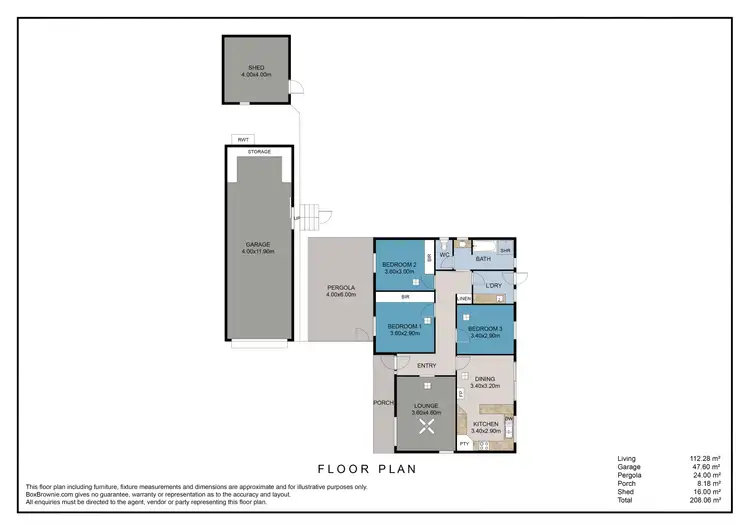 Floorplan of Homely house listing, 9 Paraview Court, Wynn Vale SA 5127