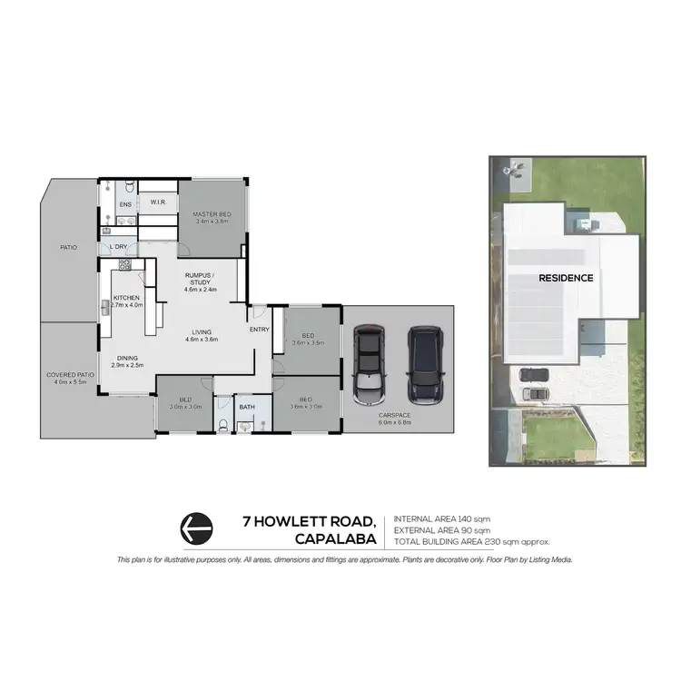 Floorplan of Homely house listing, 7 Howlett Road, Capalaba QLD 4157